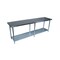 Bk Resources Flat Top Work Table Stainless Steel w/Galvanized Undershelf 96"Wx30"D VTT-9630 - alternate 1